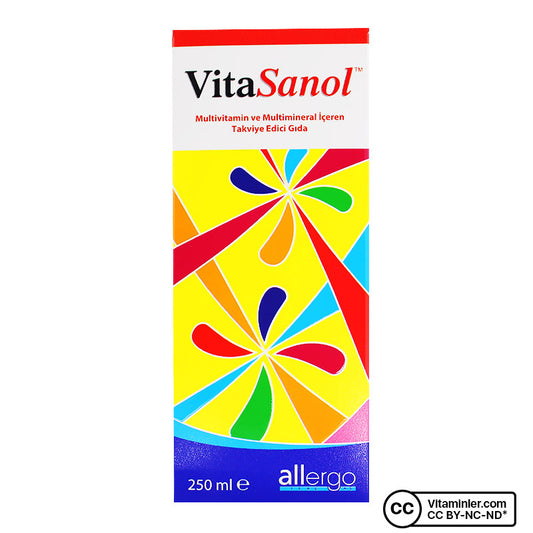 Allergo VitaSanol Multivitamin Syrup 250 mL