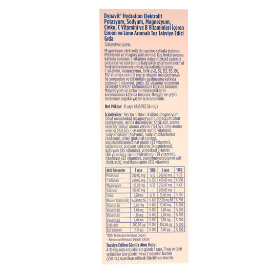 Dynavit Hydration Electrolyte 8 Sachets
