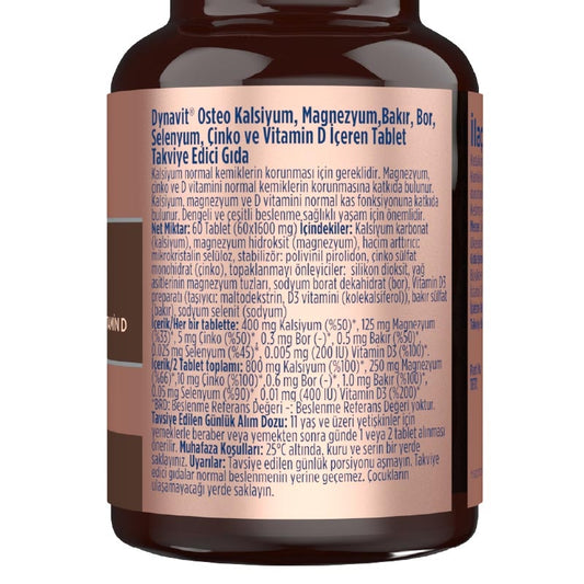 Dynavit Osteo 60 Tablets