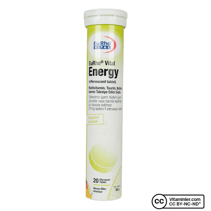 Eurho Vital Energy 20 Effervescent Tablets