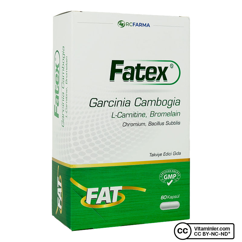 Fatex Garcinia Cambogia L-Carnitine - Chromium 60 Capsules