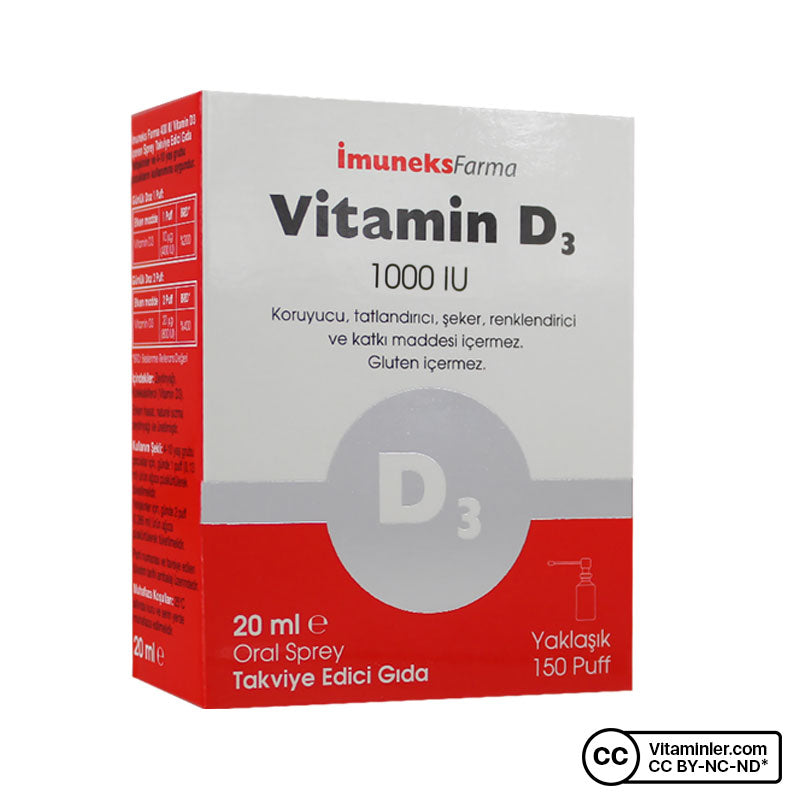Imuneks Vitamin D3 1000 IU 20 mL Spray