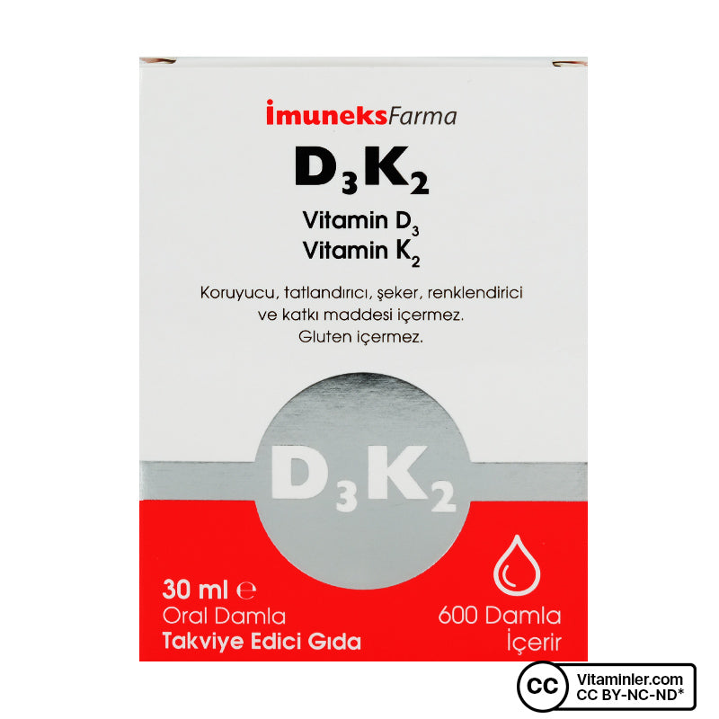 Imuneks Vitamin D3 + K2 30 mL Drops