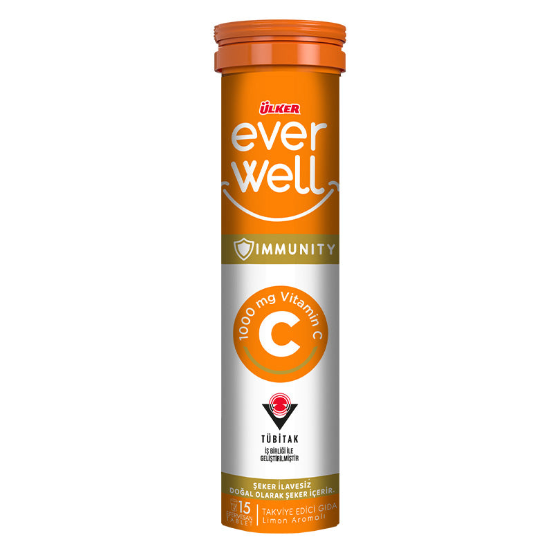 Ülker EverWell Vitamin C 15 Effervescent Tablets