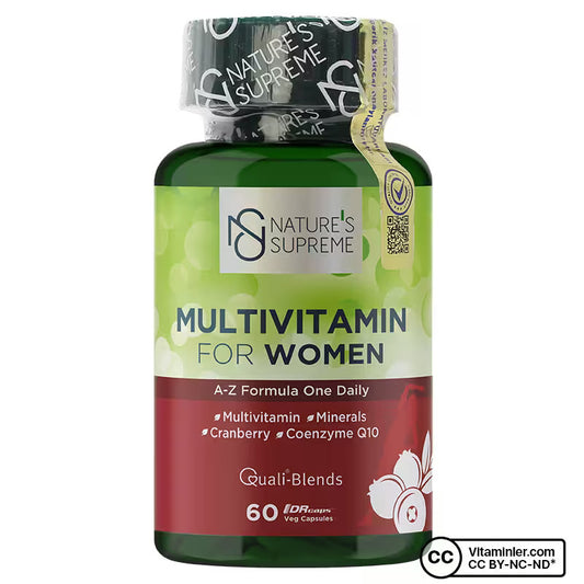Nature's Supreme Multivitamin for Women 60 Capsules + Vitamin D3 90 Capsules Bundle