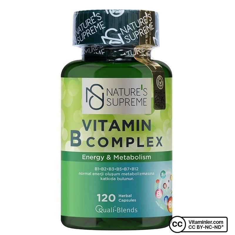 Nature's Supreme Vitamin B Complex 120 Capsules