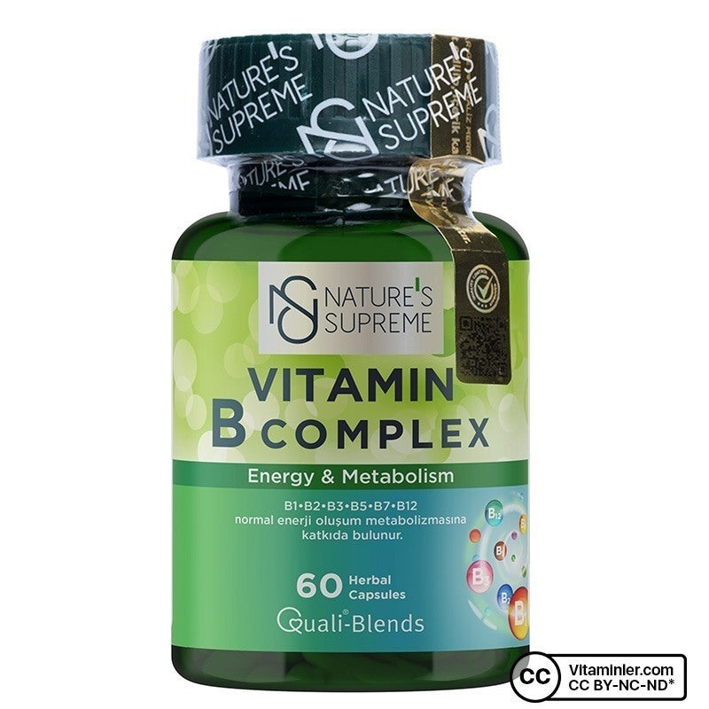 Nature's Supreme Vitamin B Complex 60 Capsules