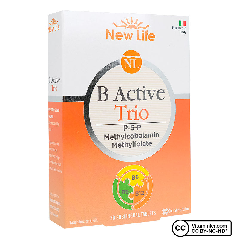 New Life B Active Trio 30 Tablets