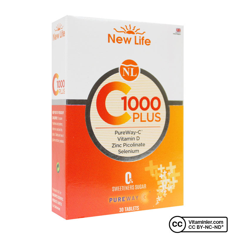 New Life C-1000 Plus Vitamin C 30 Tablets