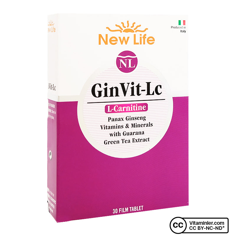 New Life GinVit-LC 30 Tablets