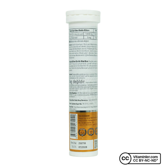 Newvit Vitamin C 1000 mg + Zinc 20 Effervescent Tablets