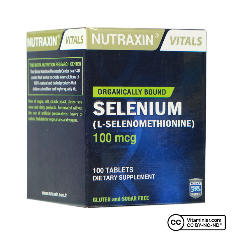 Nutraxin Selenium 100 Tablets
