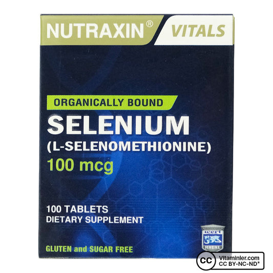 Nutraxin Selenium 100 Tablets