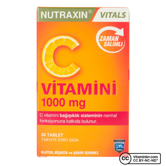 Nutraxin Vitamin C 1000 mg 30 Tablets