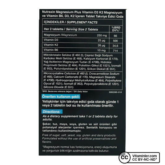 Nutraxin Magnesium Daily 60 Tablets