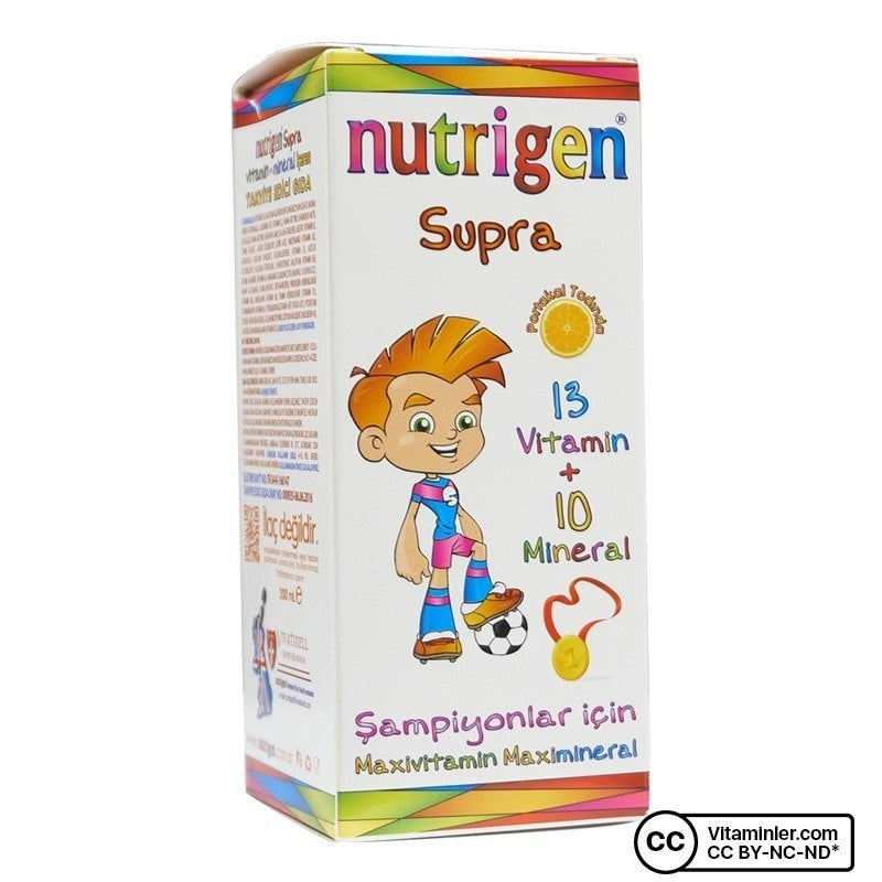 Nutrigen Supra Multivitamin Syrup 200 mL Orange