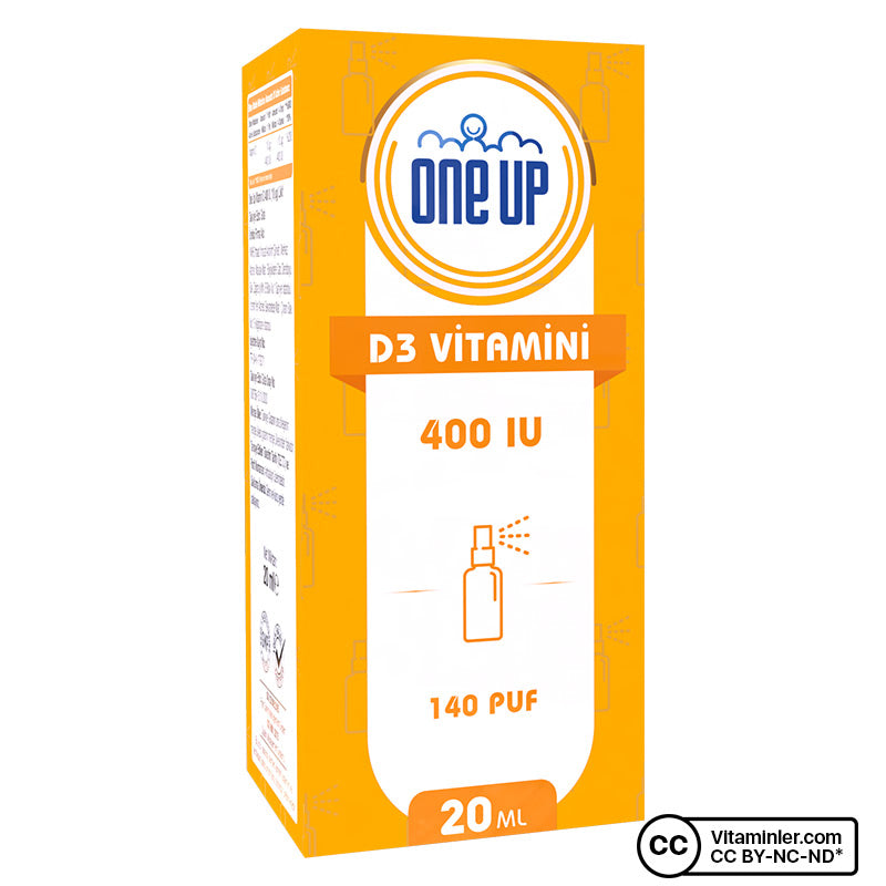 One Up Vitamin D3 400 IU 20 mL Spray & Drops