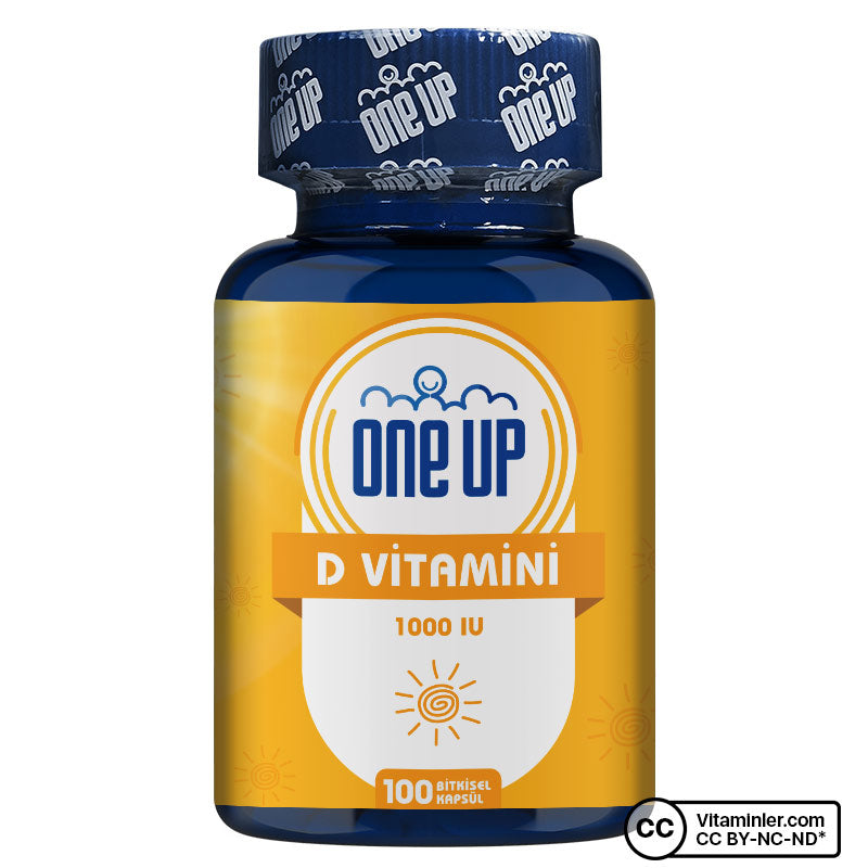 One Up Vitamin D 1000 IU 100 Capsules