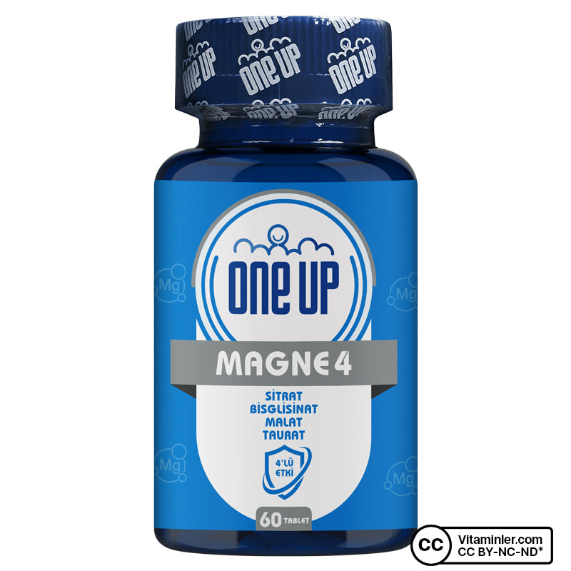 One Up Magne4 4-in-1 Effect Magnesium Complex 60 Tablets