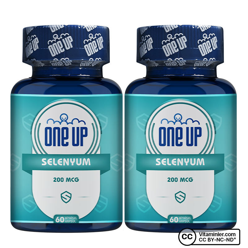 One Up Selenium 200 mcg 60 Capsules 2 Pack