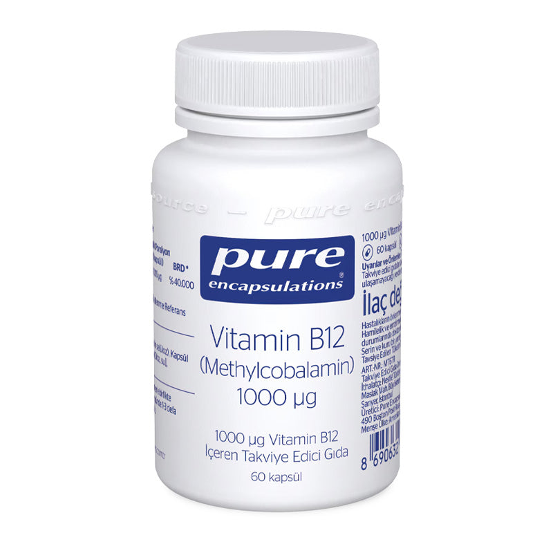 Pure Encapsulations Vitamin B12 1000 mcg 60 Capsules