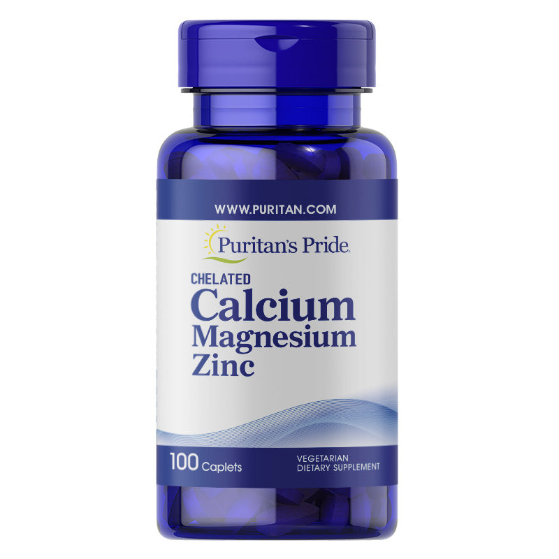 Puritan's Pride Calcium Magnesium Zinc 100 Tablets
