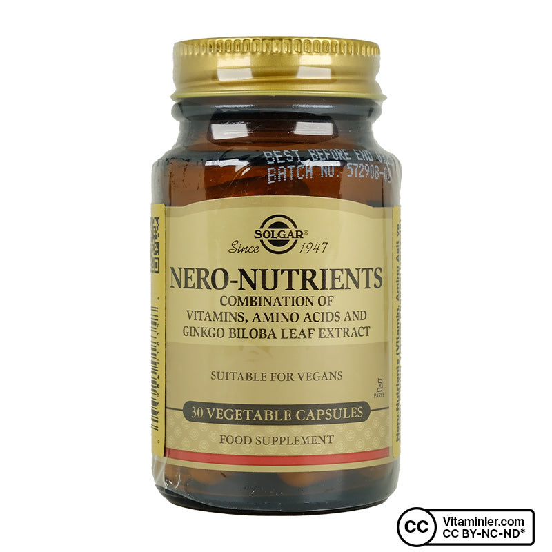 Solgar Nero Nutrients 30 Capsules
