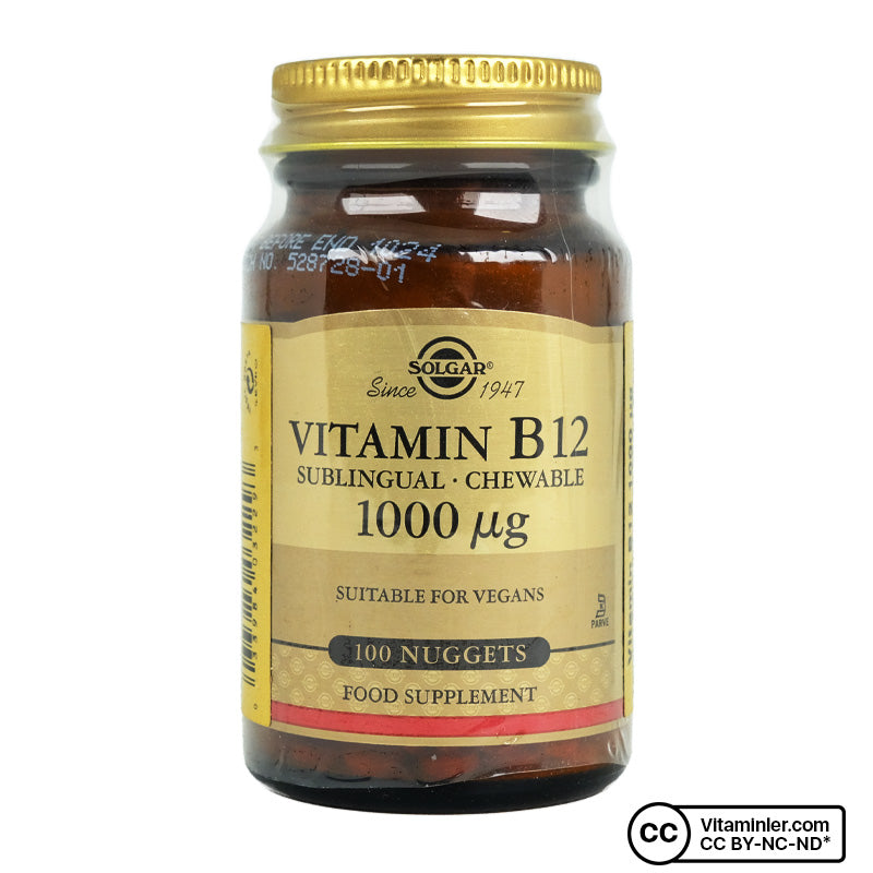Solgar Vitamin B12 1000 mcg 100 Tablets