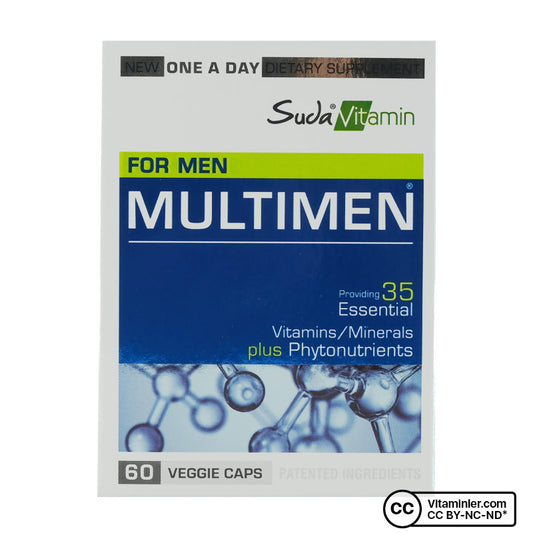 Suda Vitamin Multimen Multivitamin 60 Capsules