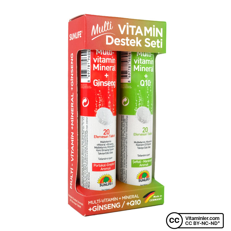 Sunlife Multivitamin Support Bundle 20 + 20 Effervescent Tablets