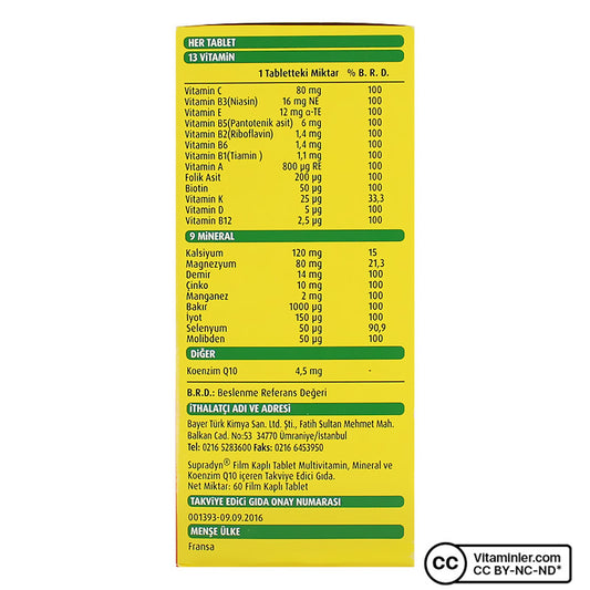 Supradyn All Day 60 Tablets