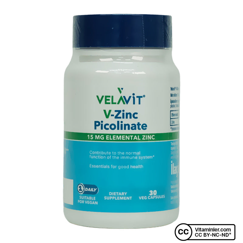 Velavit V-Zinc Picolinate 30 Capsules