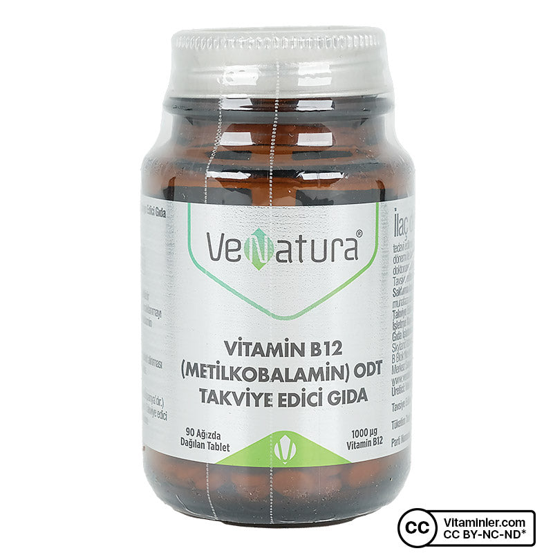 Venatura Vitamin B12 Methylcobalamin ODT - 90 Tablets