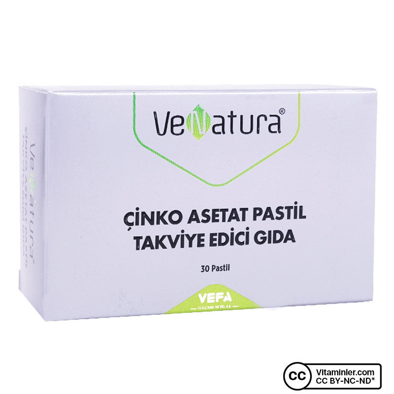 Venatura Zinc Acetate 30 Lozenges