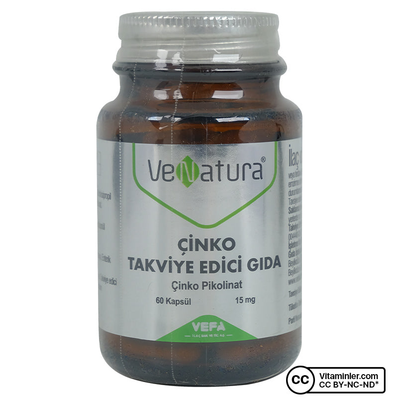 Venatura Zinc Picolinate 15 mg 60 Capsules