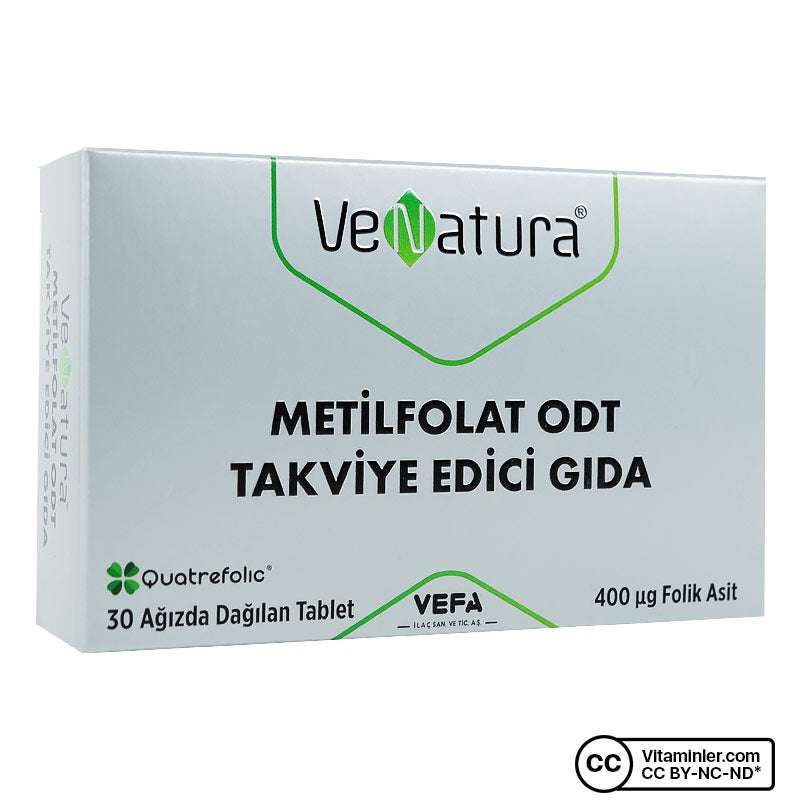 Venatura Methylfolate ODT 400 mcg - 30 Tablets