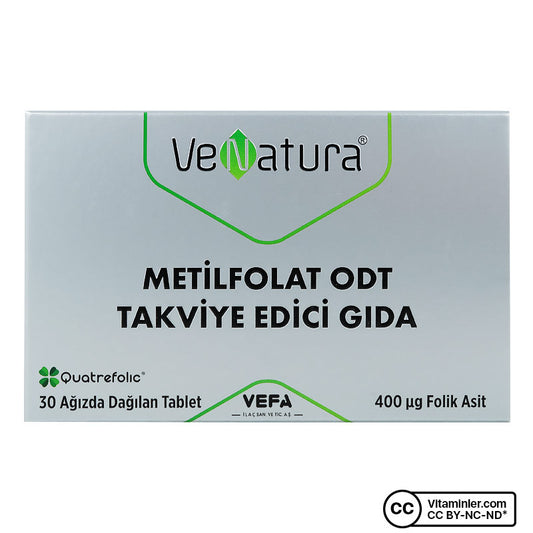 Venatura Methylfolate ODT 400 mcg - 30 Tablets