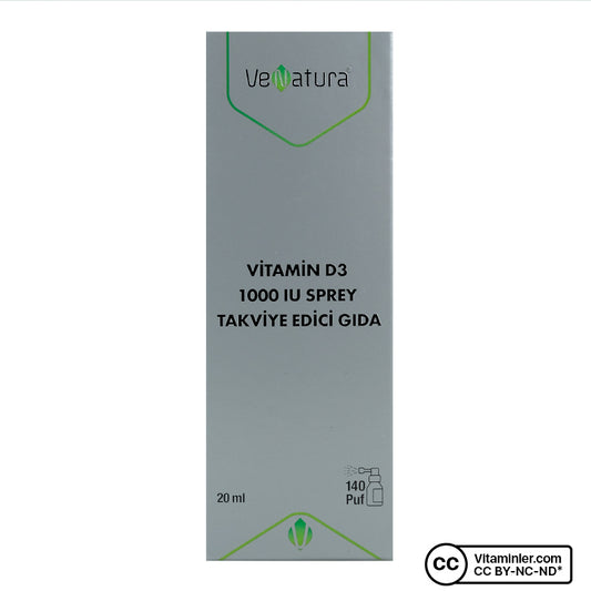 Venatura Vitamin D3 1000 IU 20 mL Spray