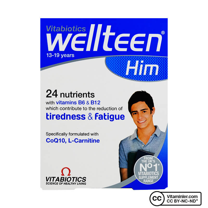 Vitabiotics Wellteen Him 30 Tablets