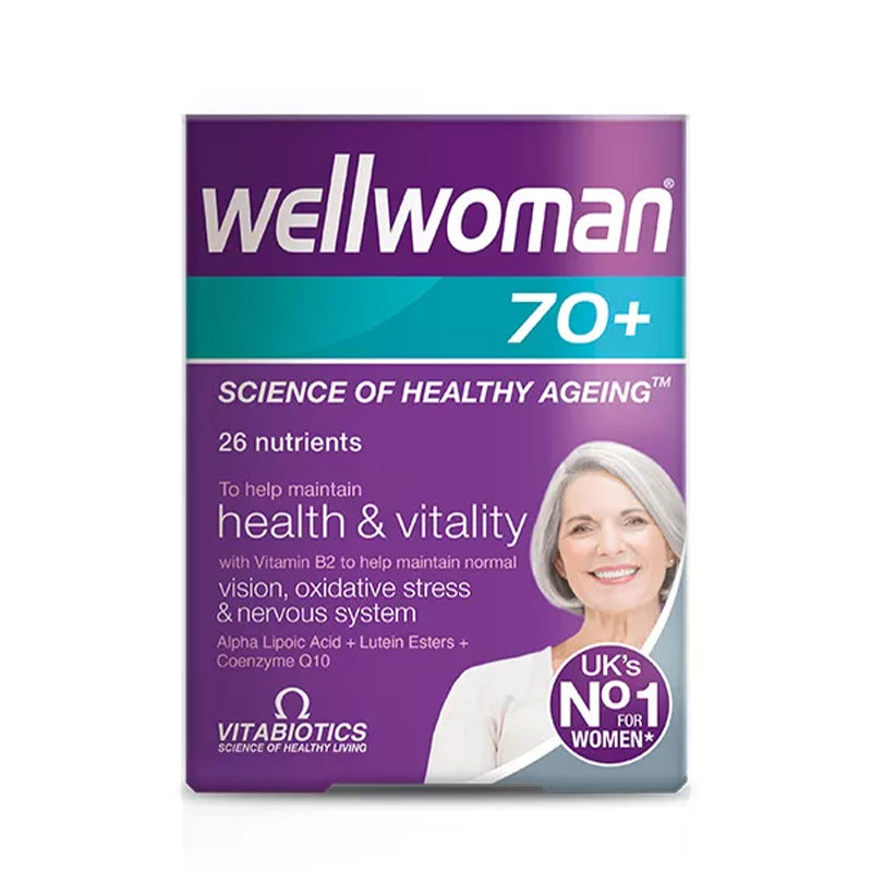 Vitabiotics Wellwoman 70 Plus 30 Tablets