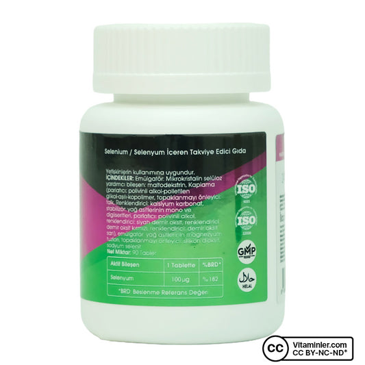 Voonka Selenium 100 mcg 90 Tablets