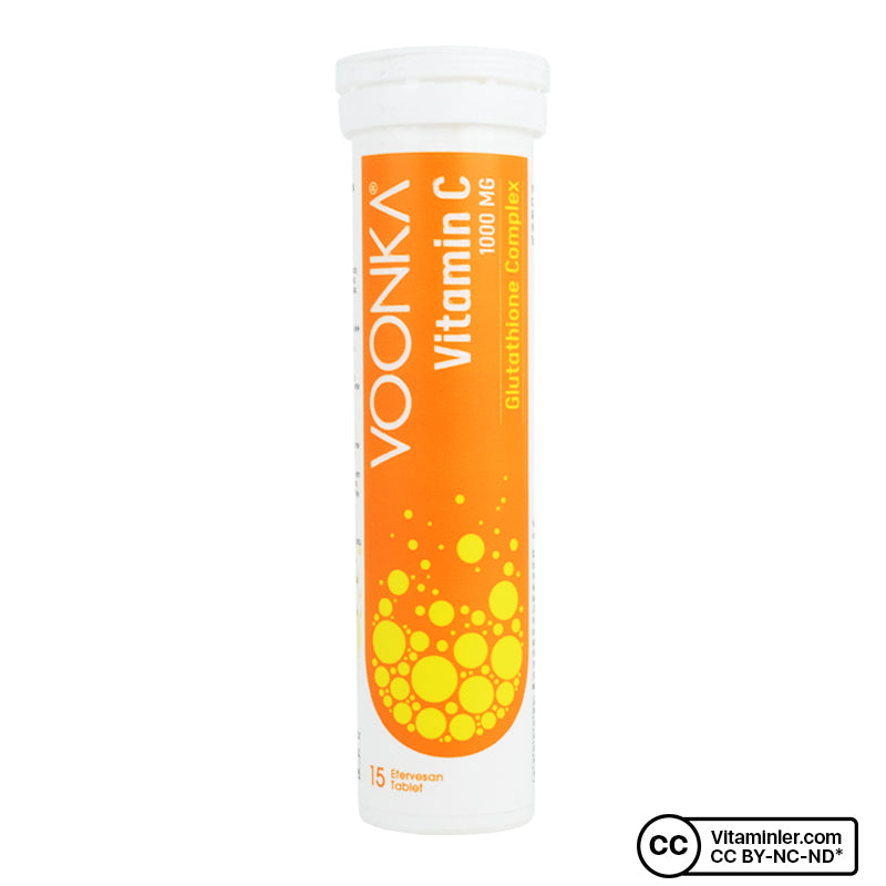 Voonka Vitamin C Glutathione Complex 15 Effervescent Tablets