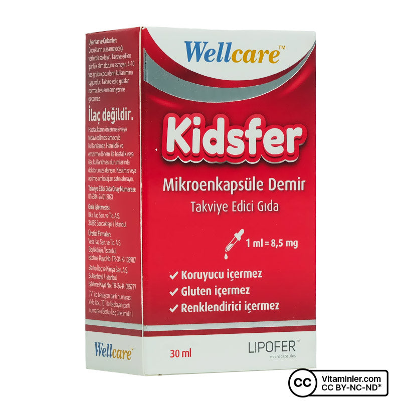 Wellcare Kidsfer Iron Drops 30 mL