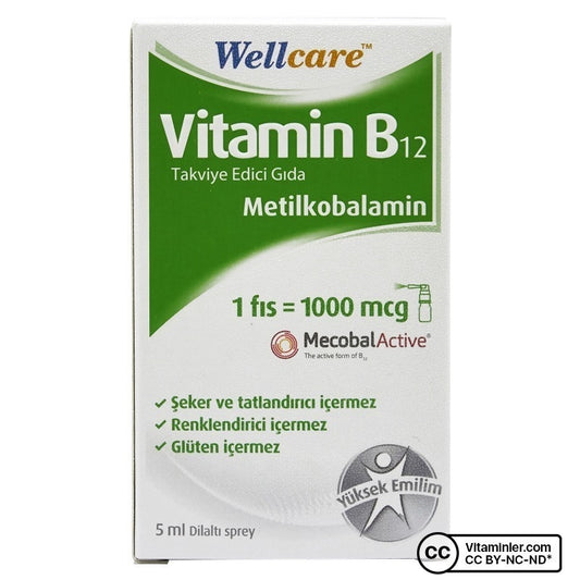 Wellcare Vitamin B12 Spray 5 mL