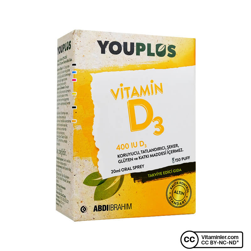 Youplus Vitamin D3 Spray 20 mL