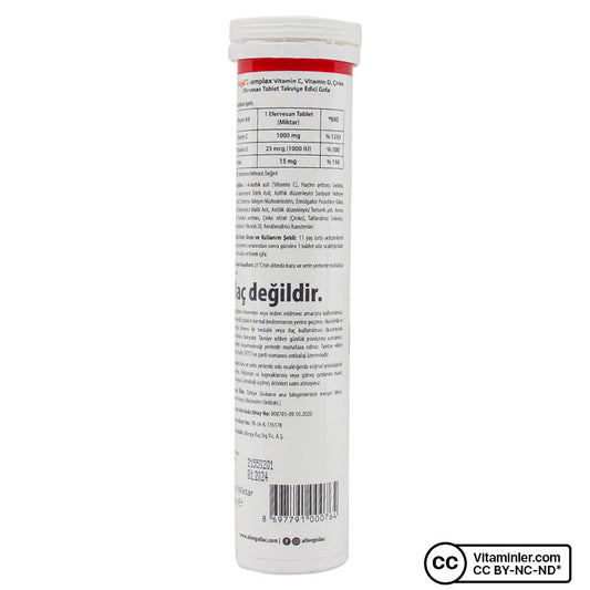 Allergo VitAgil C-omplex - 20 Effervescent Tablets