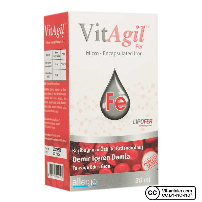 Allergo VitAgil Iron Drops 30 mL