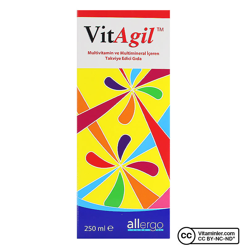 Allergo VitAgil Multivitamin-Mineral Syrup 250 mL