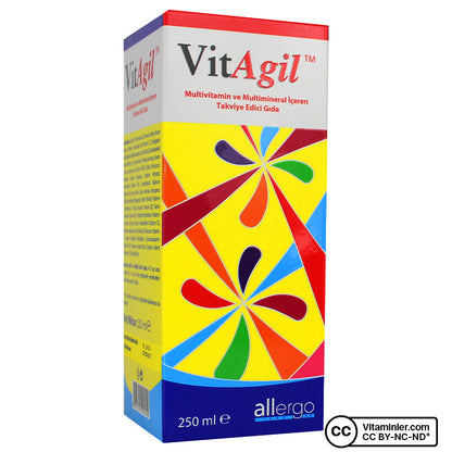Allergo VitAgil Multivitamin-Mineral Syrup 250 mL