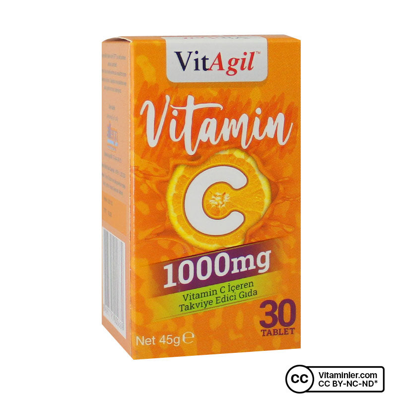 Allergo VitAgil Vitamin C 1000 mg 30 Tablets